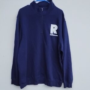 Sport-Tek Men's Deep Blue Zip-Up Sweater